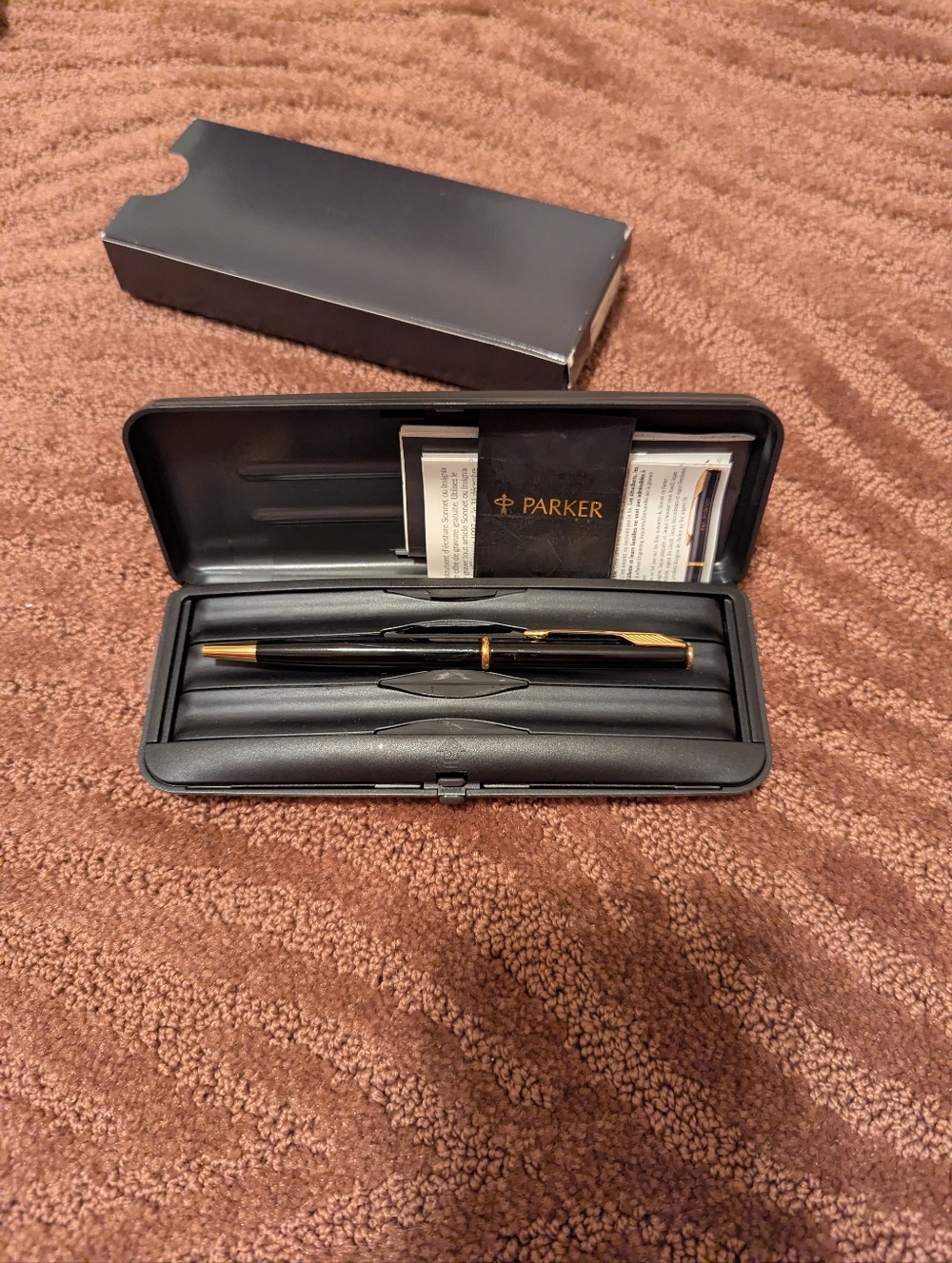 Parker Black and Gold Ball Pen